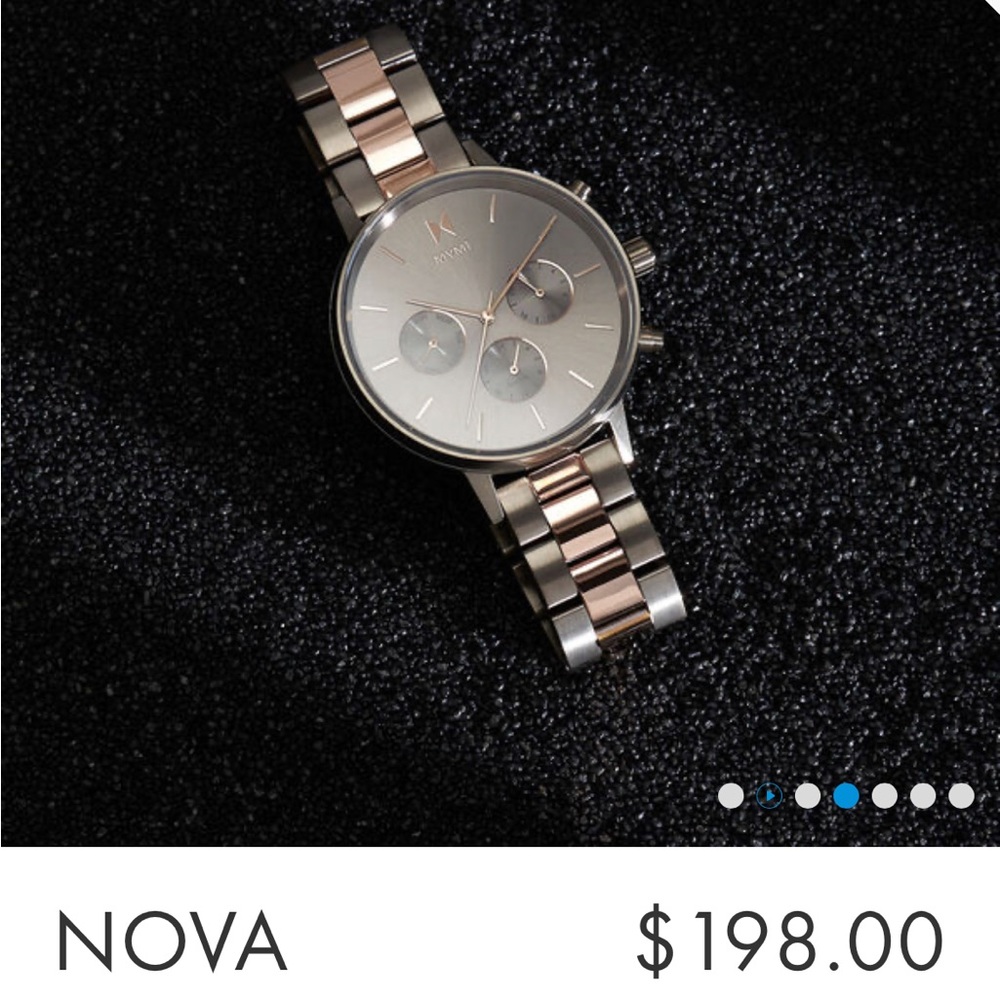 MVMT Nova Rose Gold & Gray Watch - Picture 4 of 12